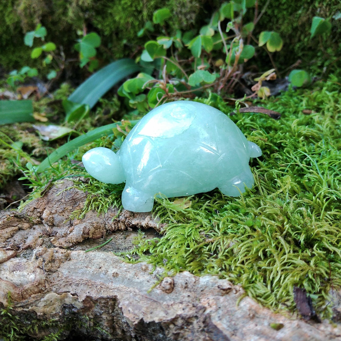Green Quartz Turtle
