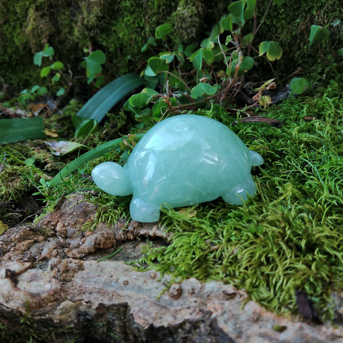 Green Quartz Turtle