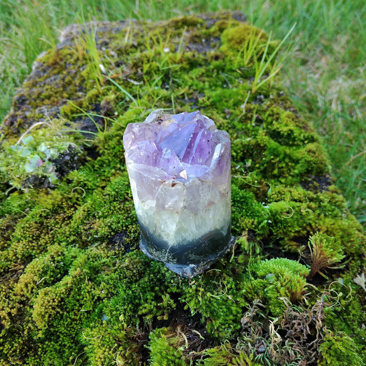 Amethyst Druse Cylinder from Brazil