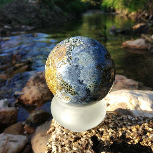 Ocean Jasper Sphere