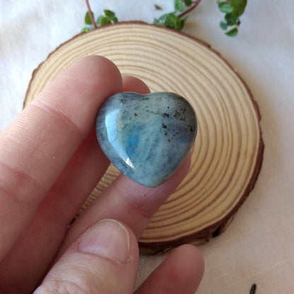 Lab01 Mini Labradorite Heart