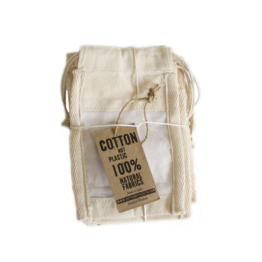Small Cotton Bag with Window